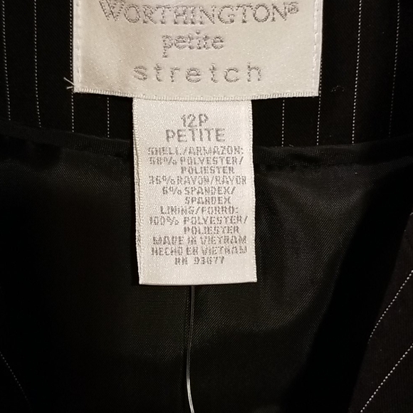 Worthington Black Dress Jacket. NWT. - Picture 3 of 8